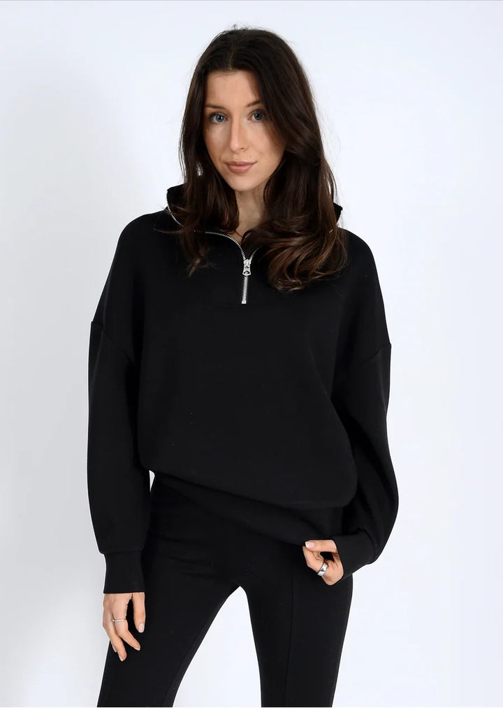 Seanni Quarter Zip - Black