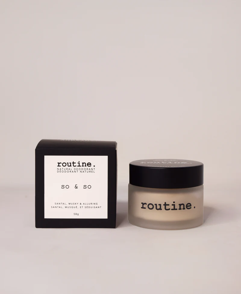 Routine Natural Deodorant - So & So JAR