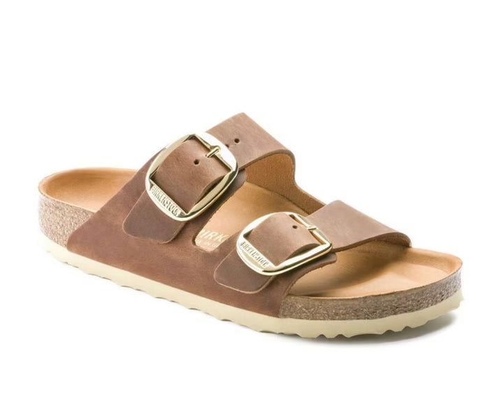 Birkenstock Arizona Big Buckle Sandals - Cognac