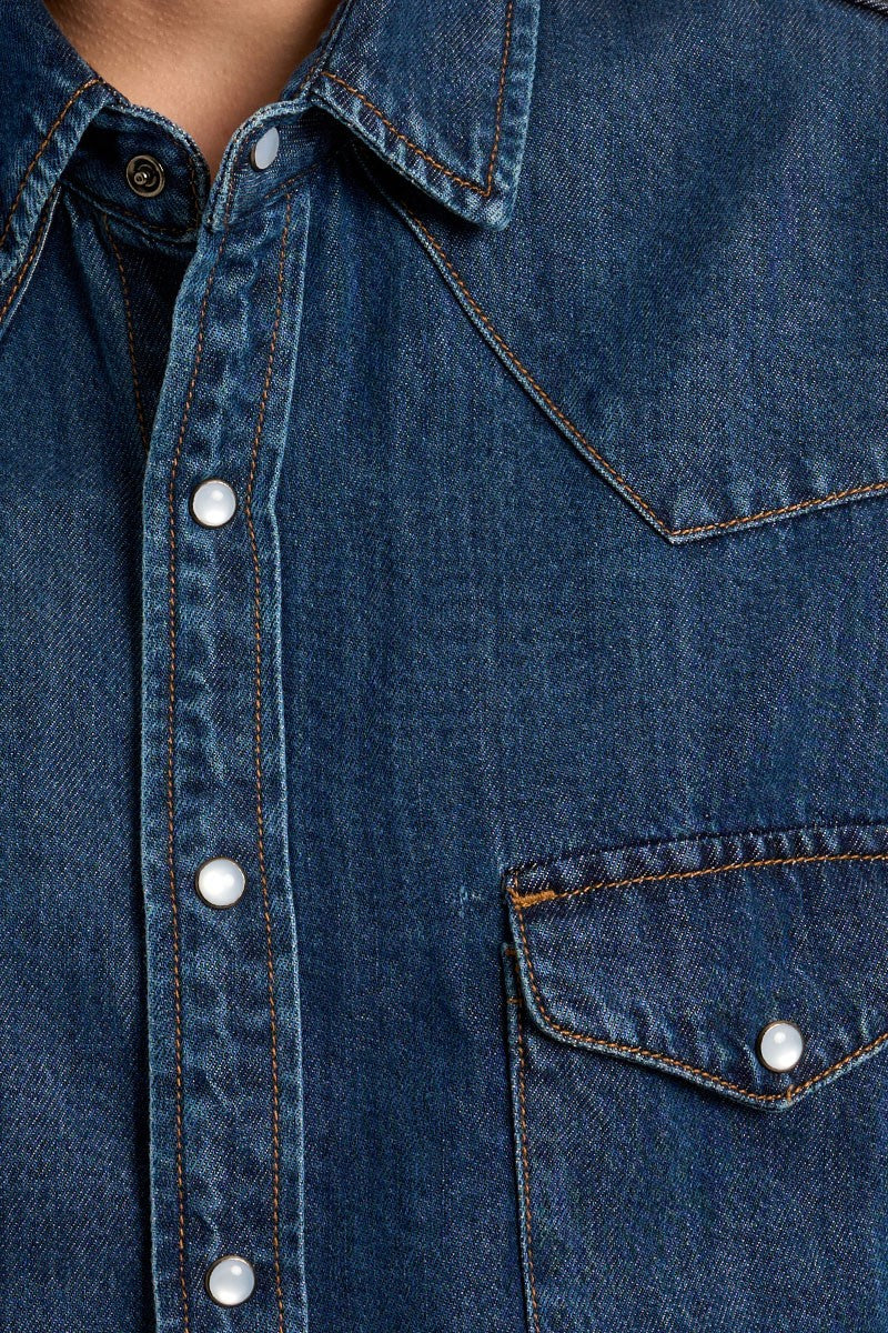 Dark Denim Blue Vest