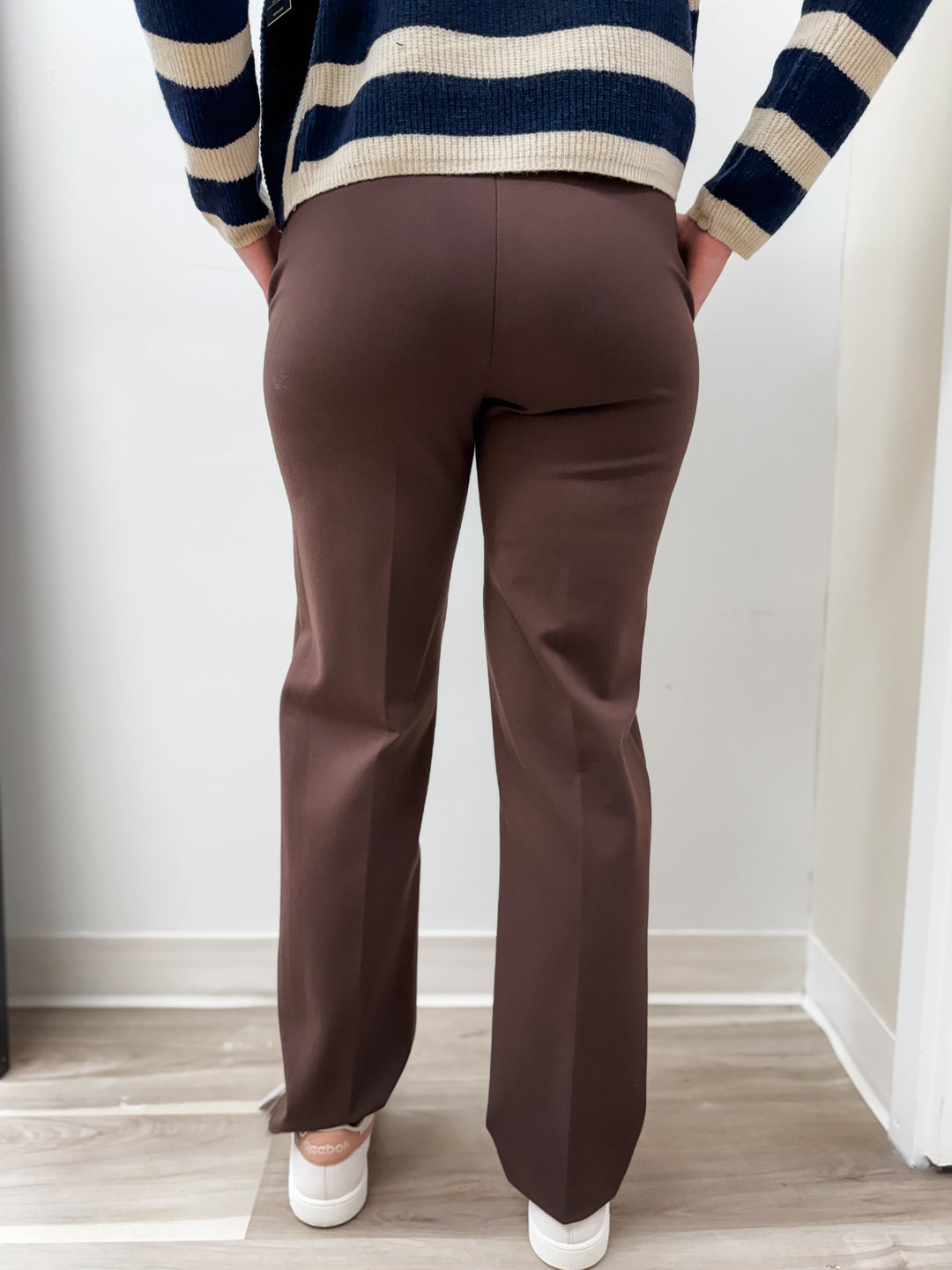 Brown Straight Leg Pant