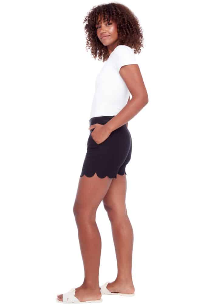Taylor Scalloped Shorts