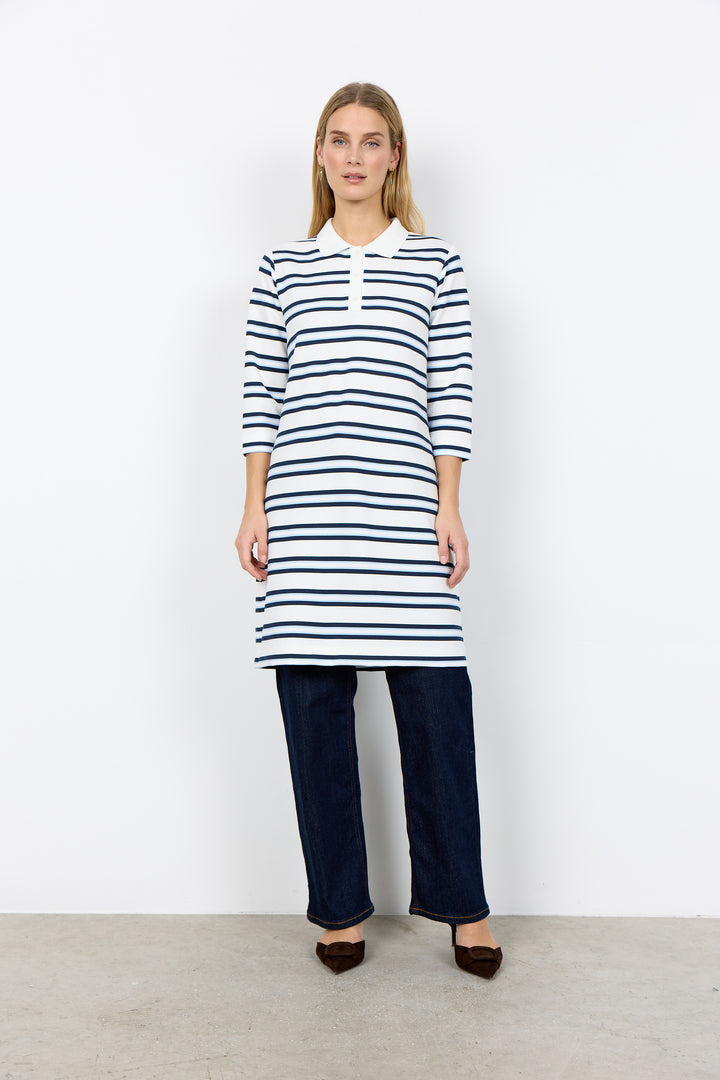 Barni 55 Striped Polo Dress