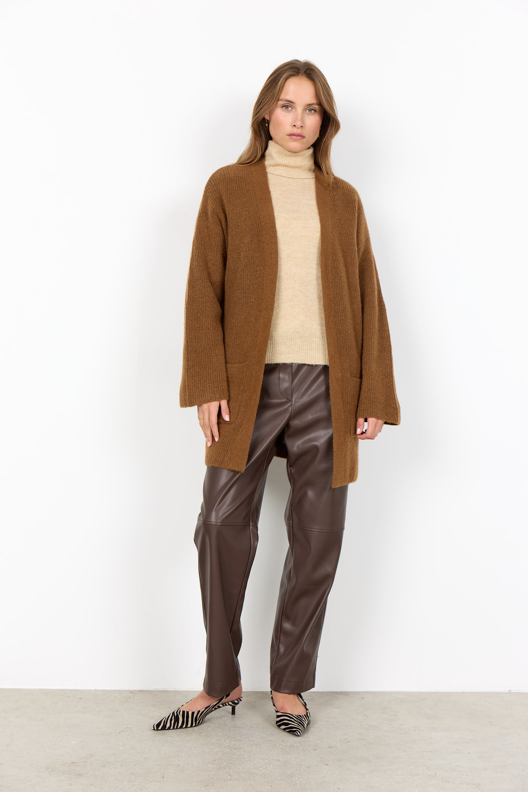 Avalon 3 Cardigan - Toffee