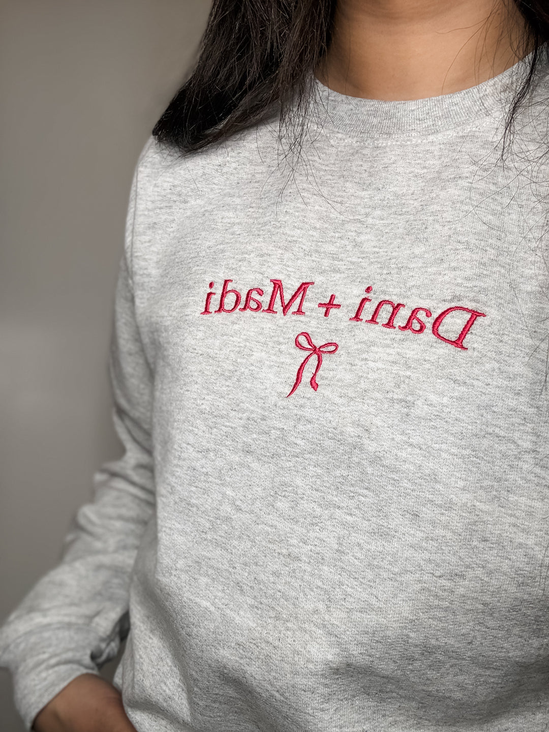 Dani + Madi Embroidered Sweatshirt