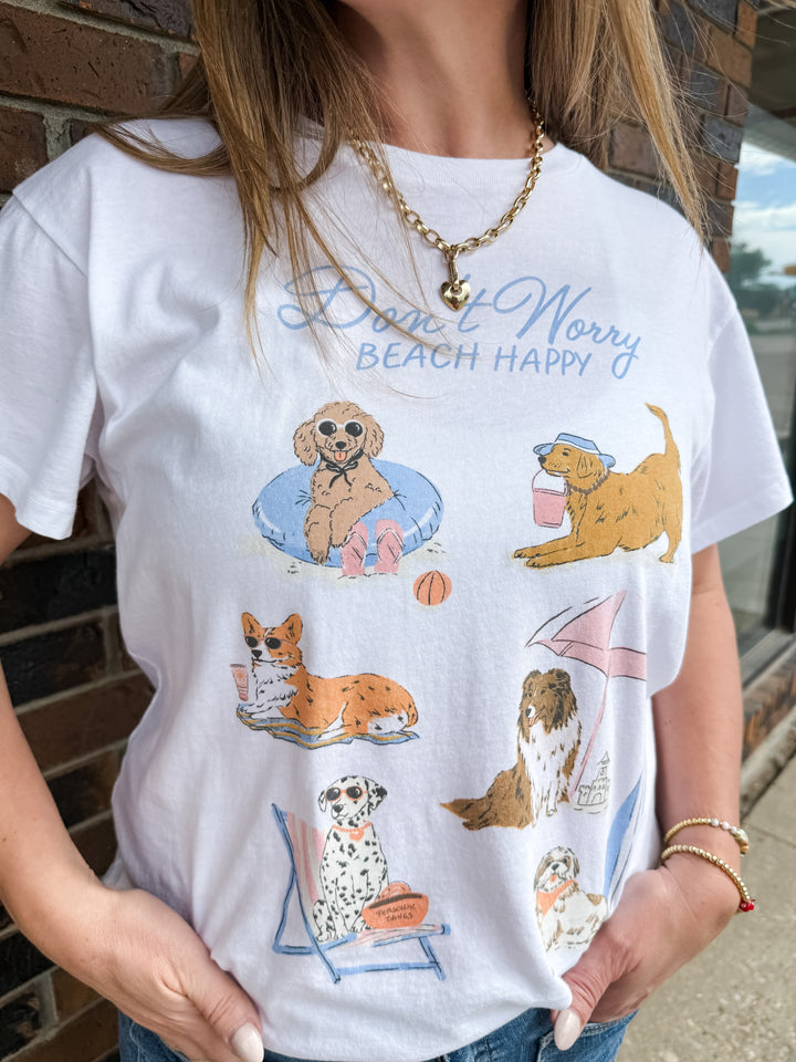 Beach Happy Vintage Tee