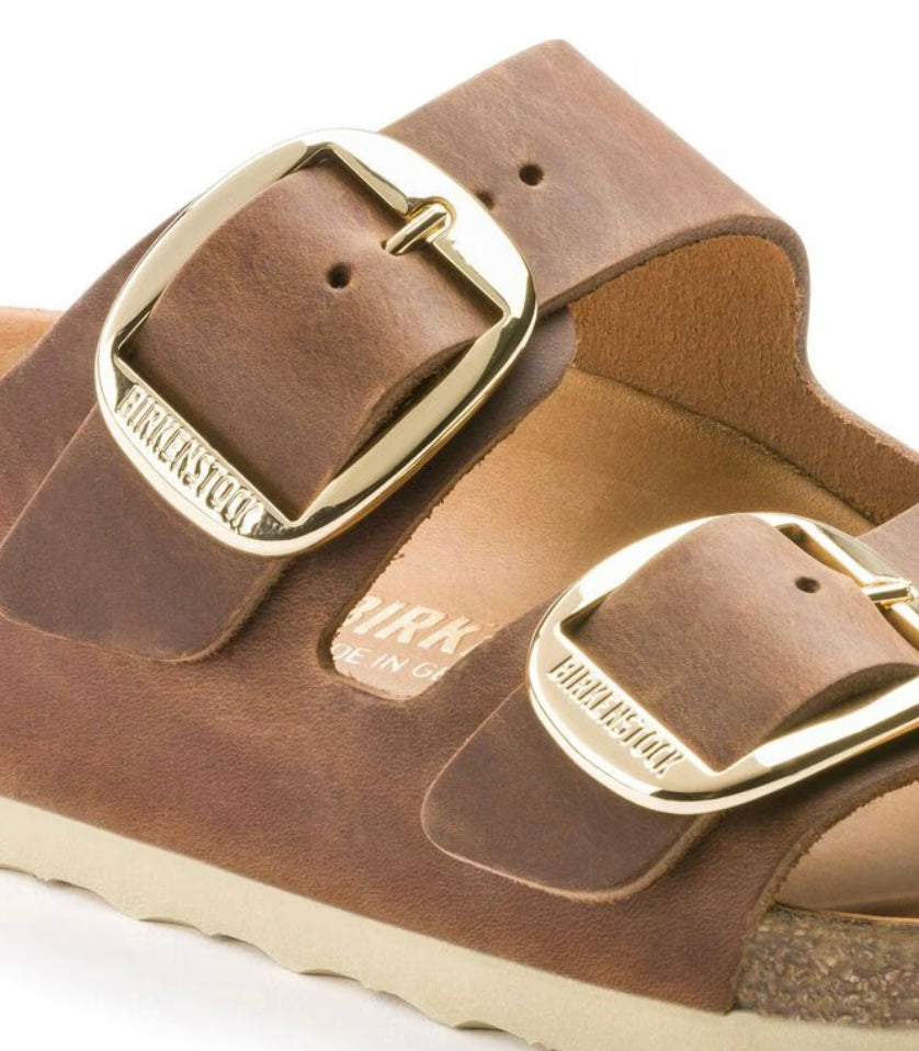 Birkenstock Arizona Big Buckle Sandals - Cognac