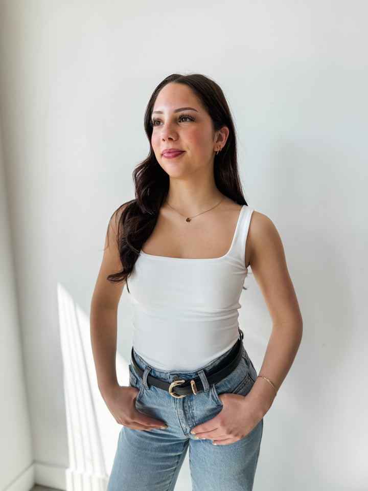 Tia Signature Tank - White