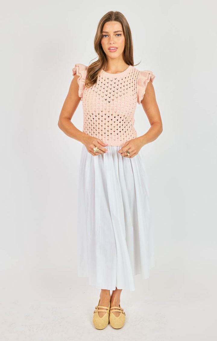 Miren Open Knit Sweater Tank