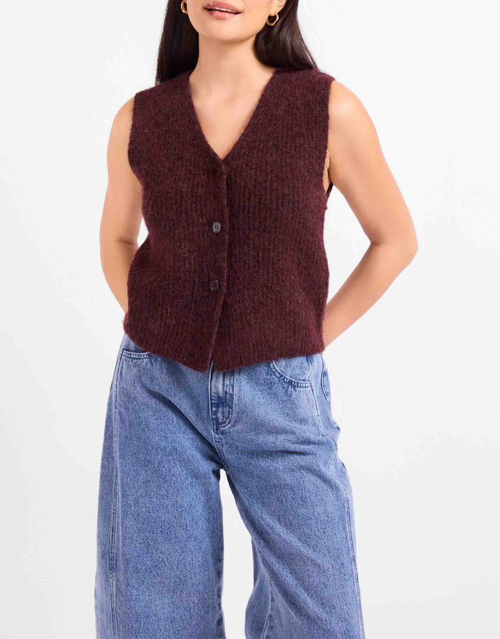Warm Cider Sweater Vest