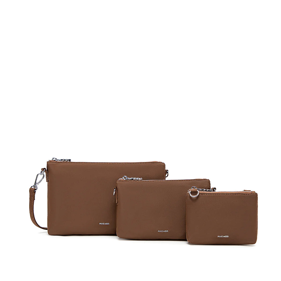 Drea Pouch Set-Espresso