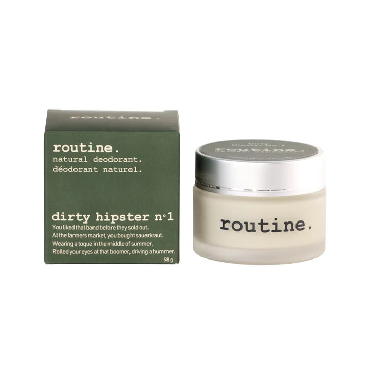 Routine Natural Deodorant - Dirty Hipster JAR