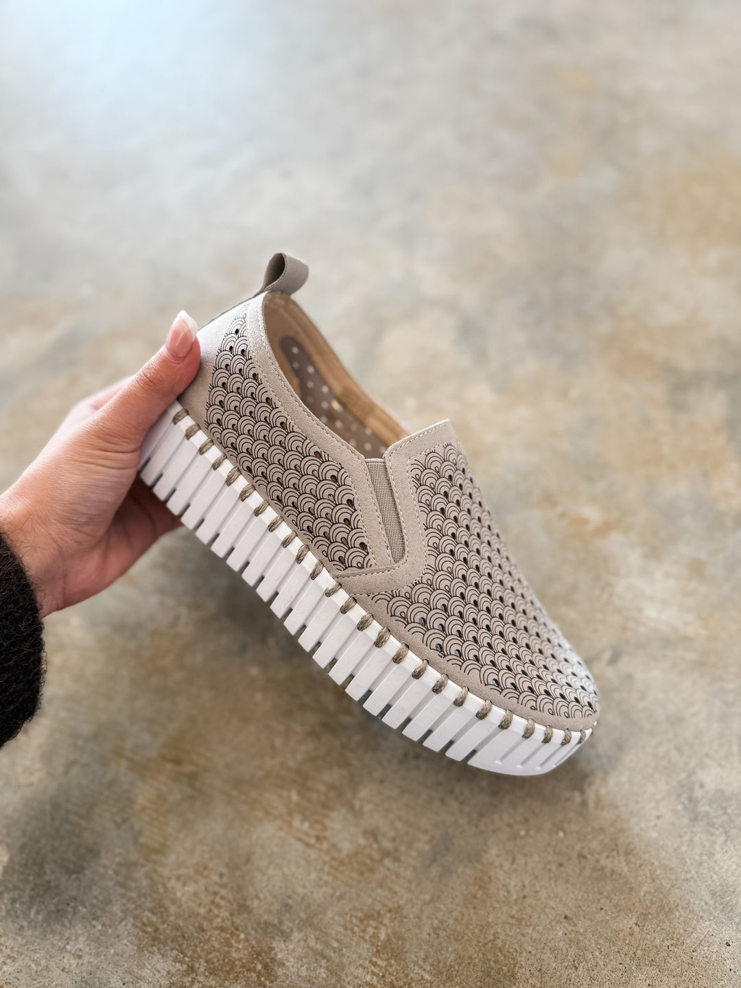 Tulip Slip On Shoe - Atmosphere Scales