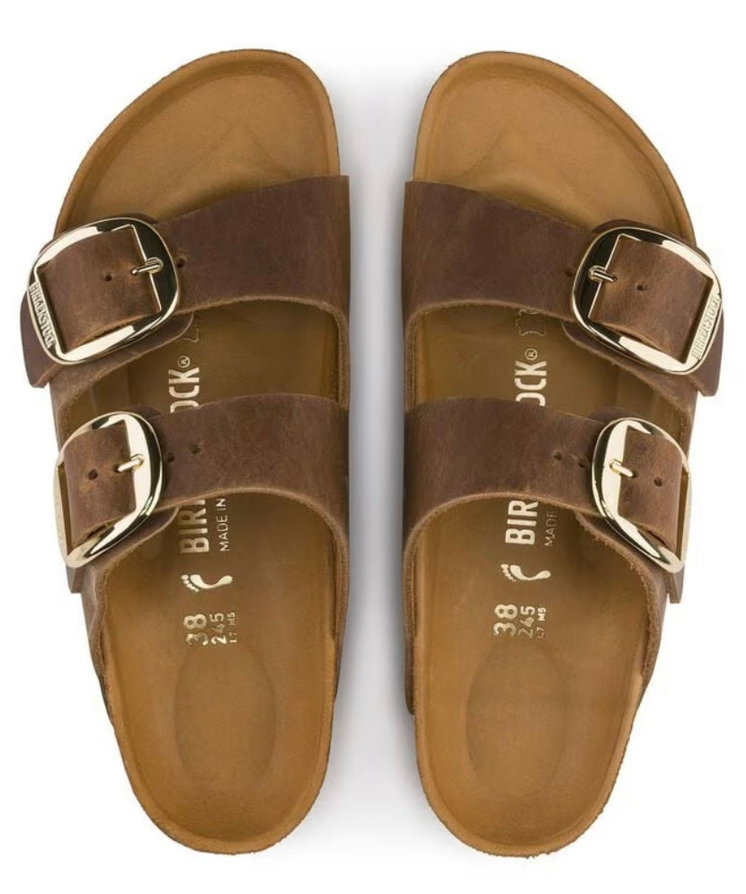 Birkenstock Arizona Big Buckle Sandals - Cognac