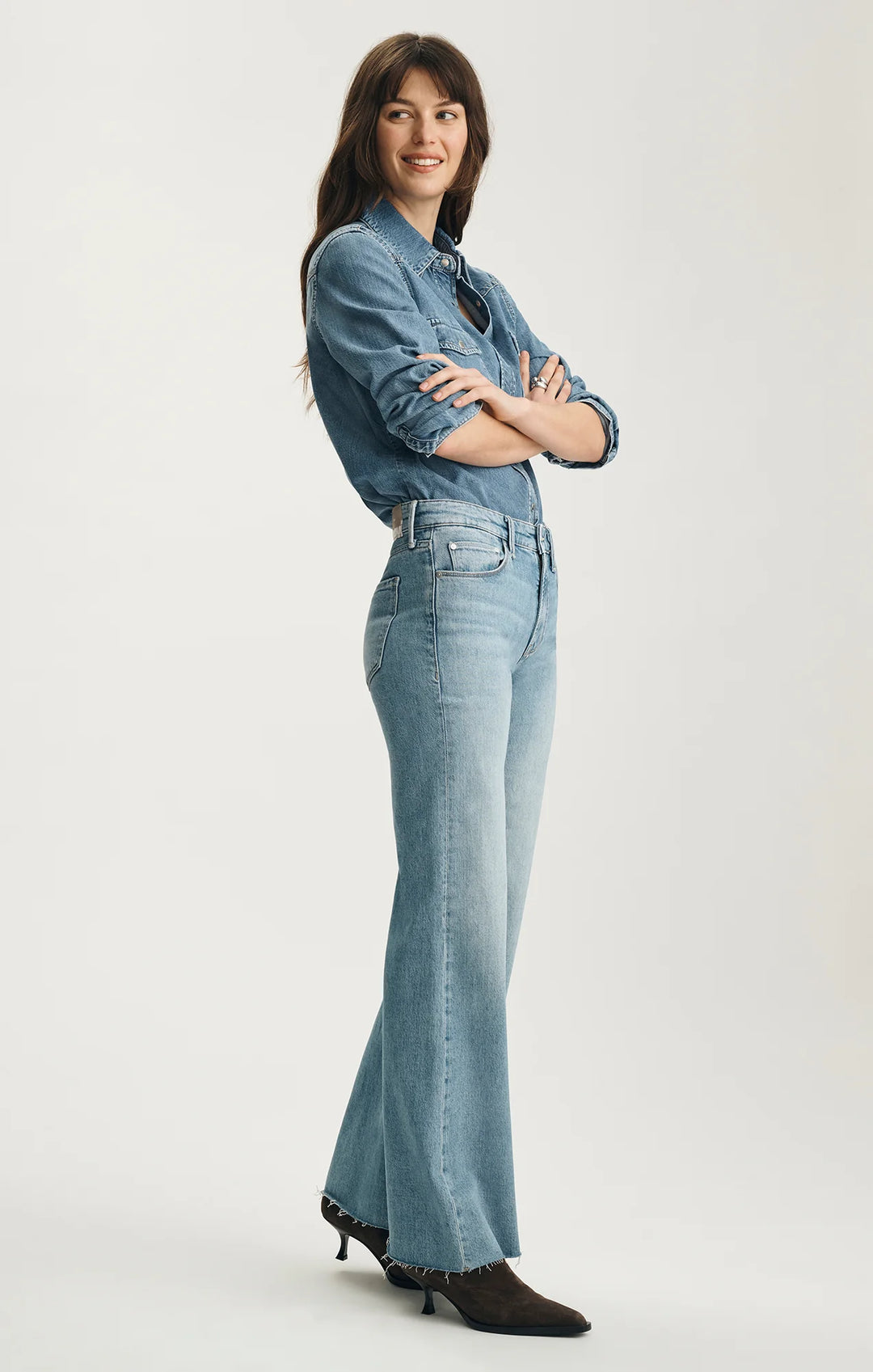 Grace Bleached Classic Blue Jean