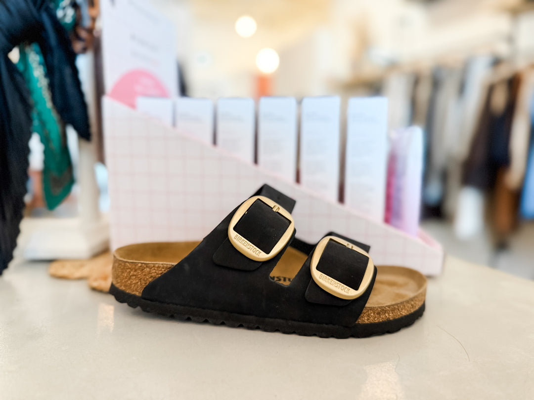Birkenstock Arizona Big Buckle Sandals - Black