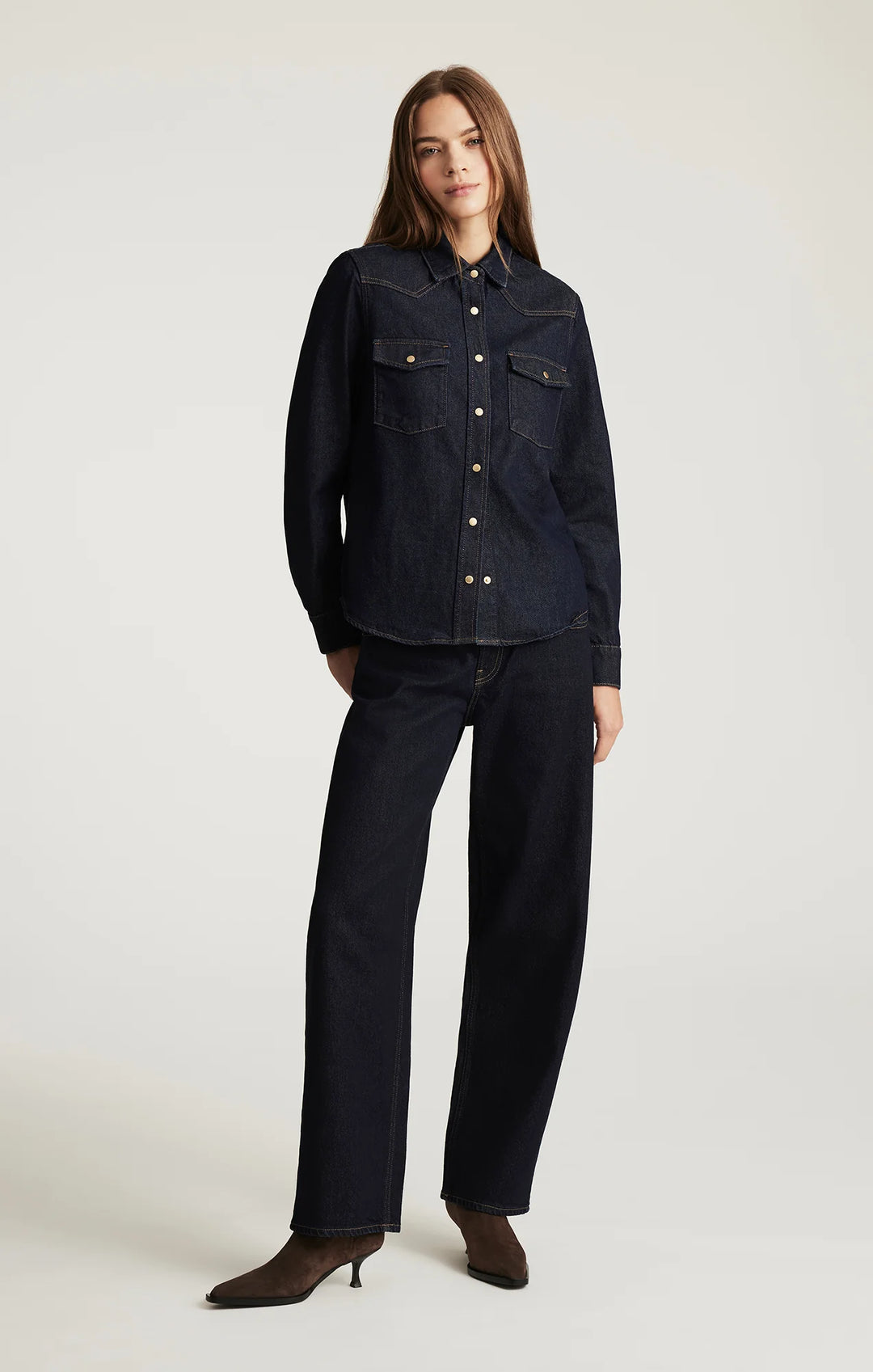 Angela Rinse Classic Denim Jacket