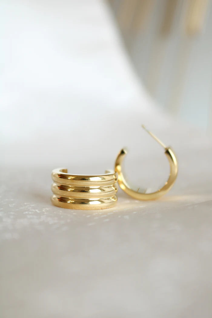 The McKenzie Earrings - Gold