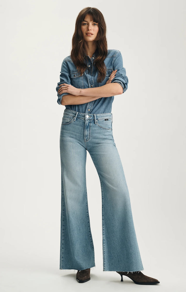 Grace Bleached Classic Blue Jean