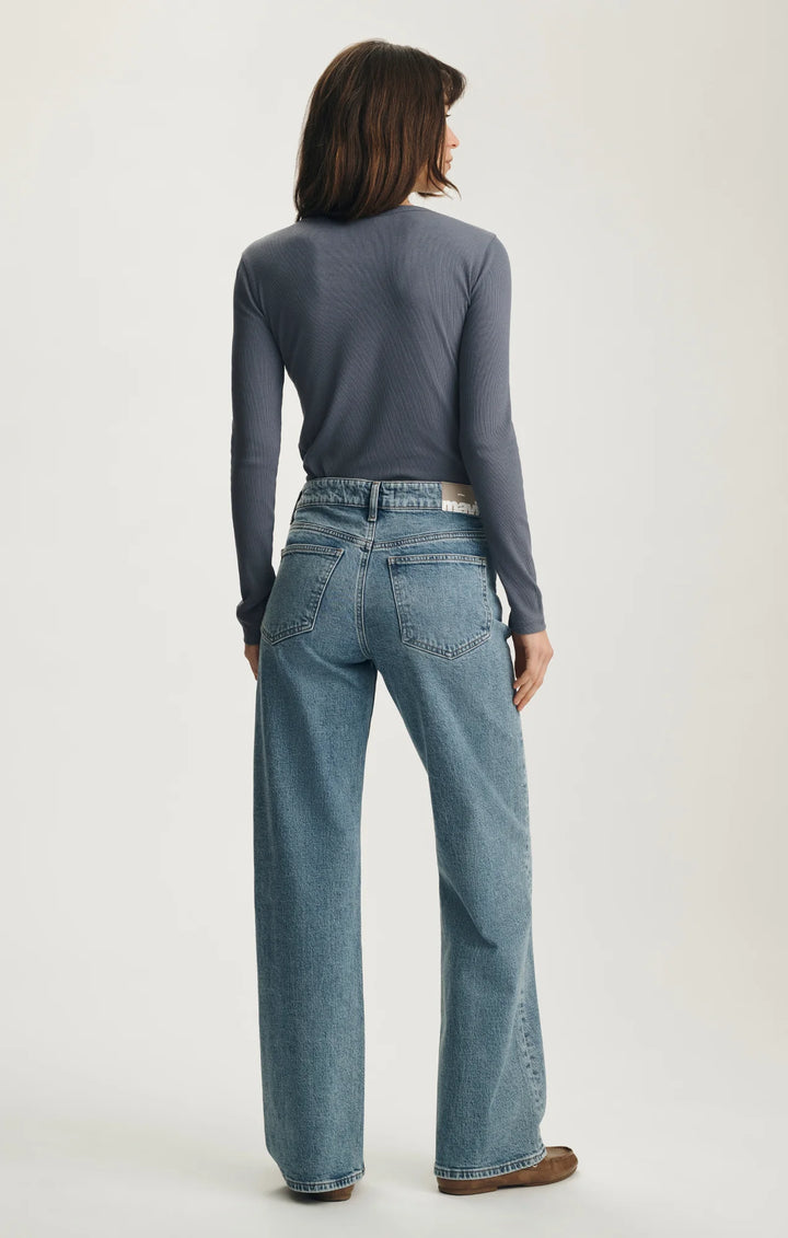 Taylor Mid Brushed Classic Blue Jeans