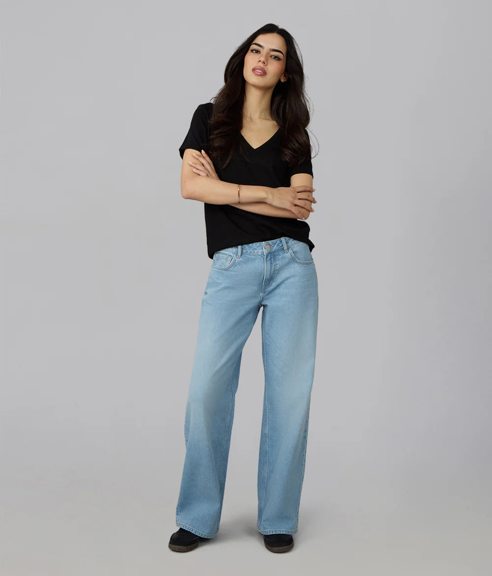 Colette Wide Leg Jeans - Whimsy Blue