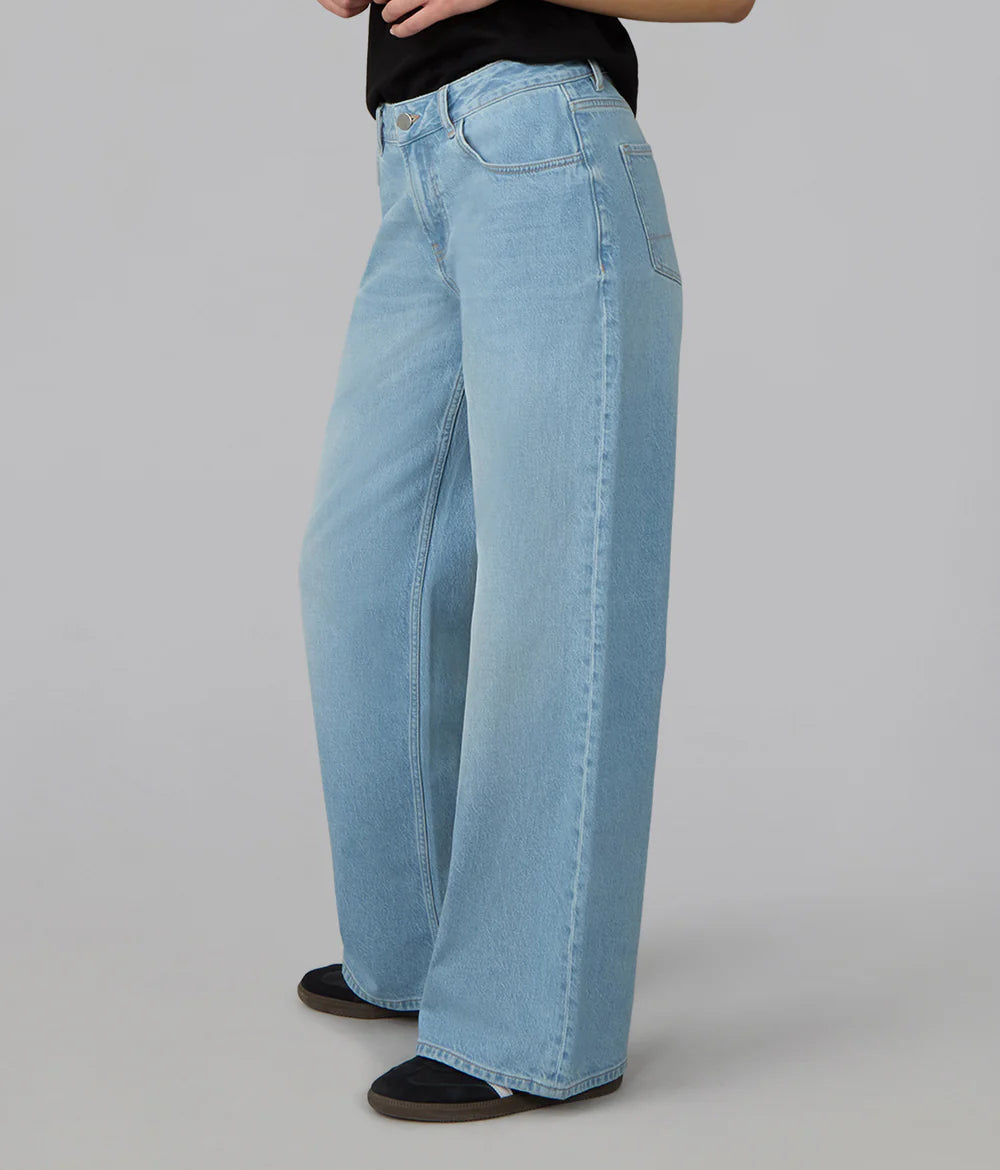 Colette Wide Leg Jeans - Whimsy Blue