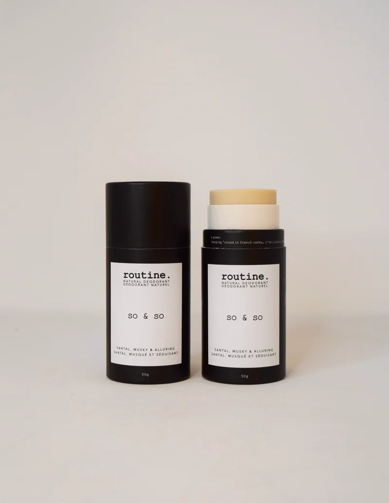 Routine Natural Deodorant - So & So STICK