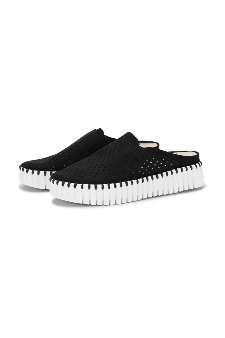 Tulip Slip On Mule - Black