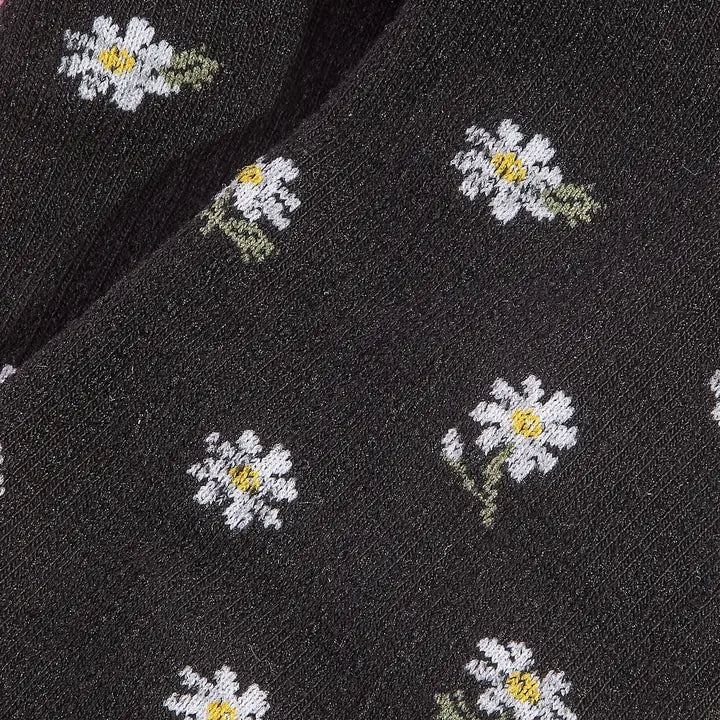 Daisy Print Socks