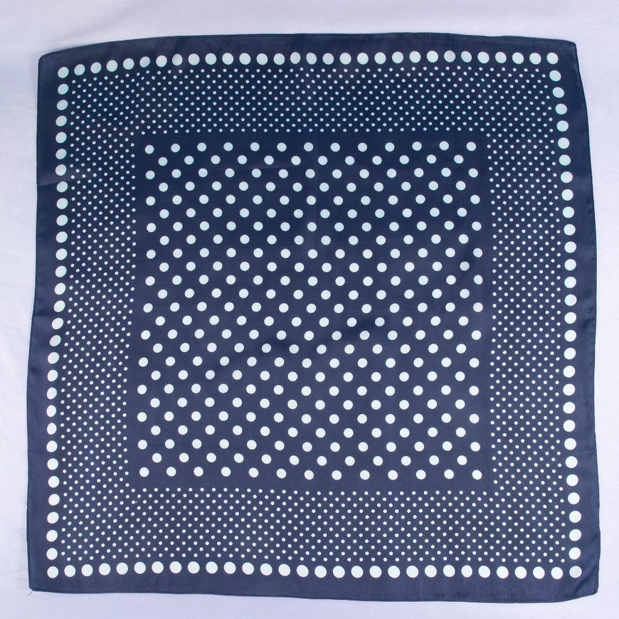 Polka Dot Satin Neck Scarves