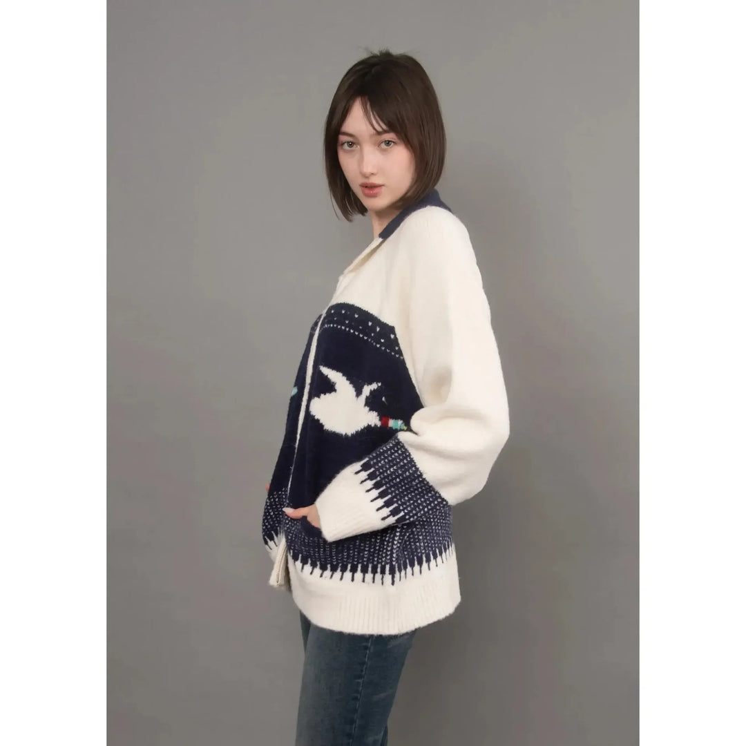 Taji Shawl Neck Cardigan
