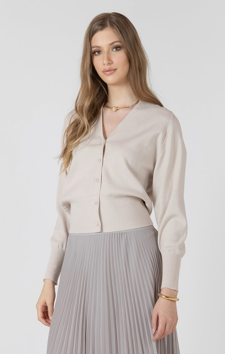 Clean Knit Button Up Cardigan