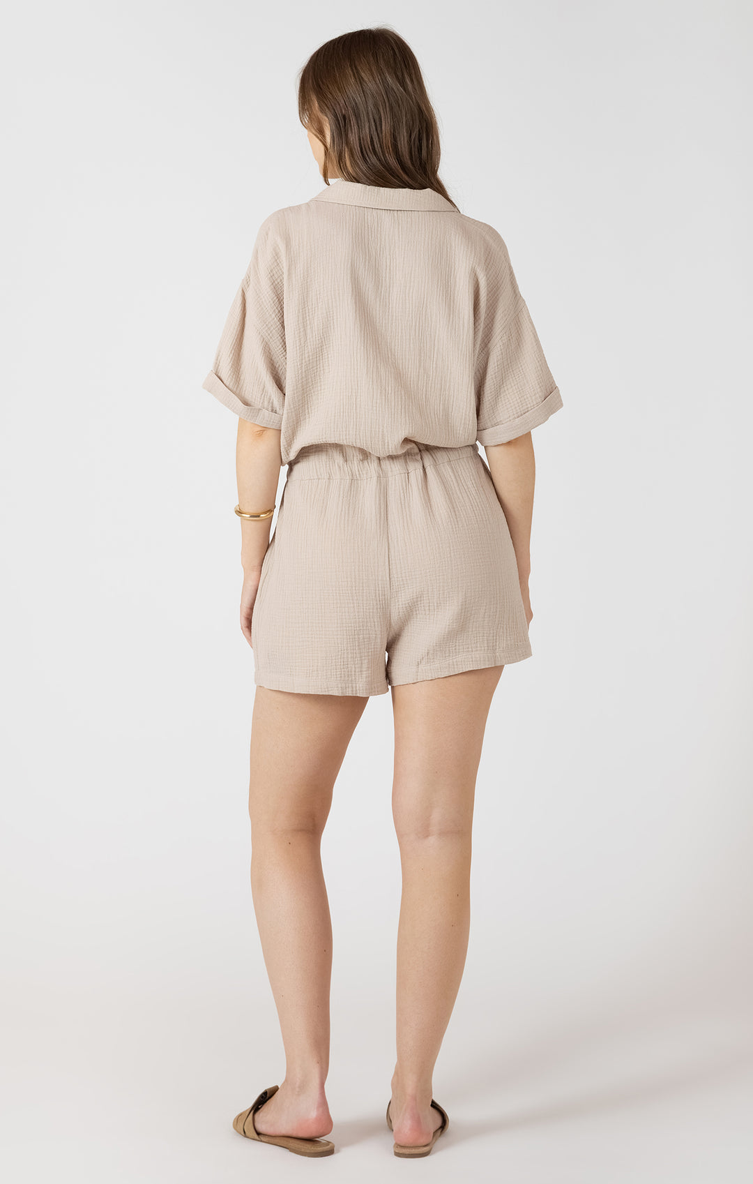 Polo V-Neck Romper