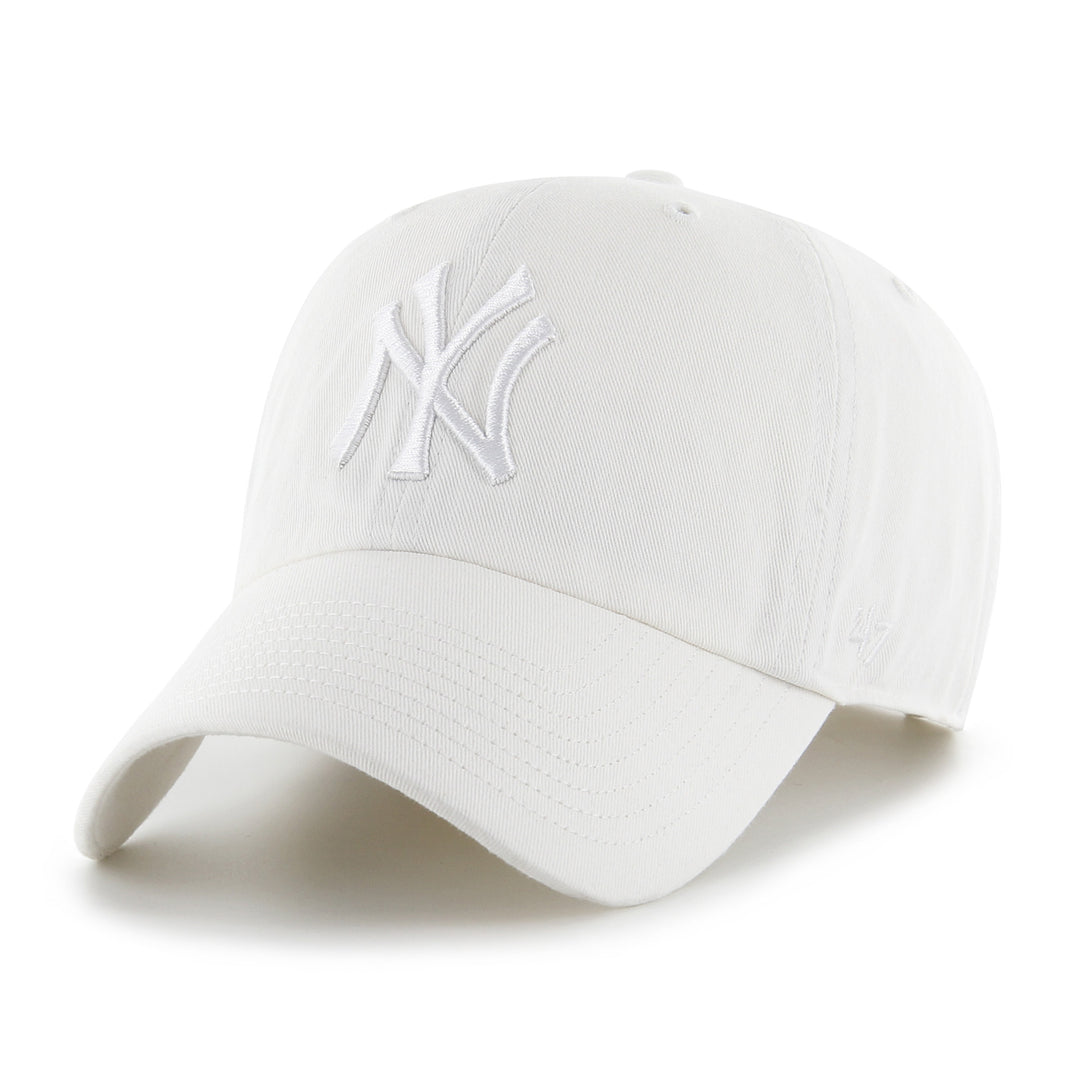 New York Yankees Clean Up Cap - Coconut/White
