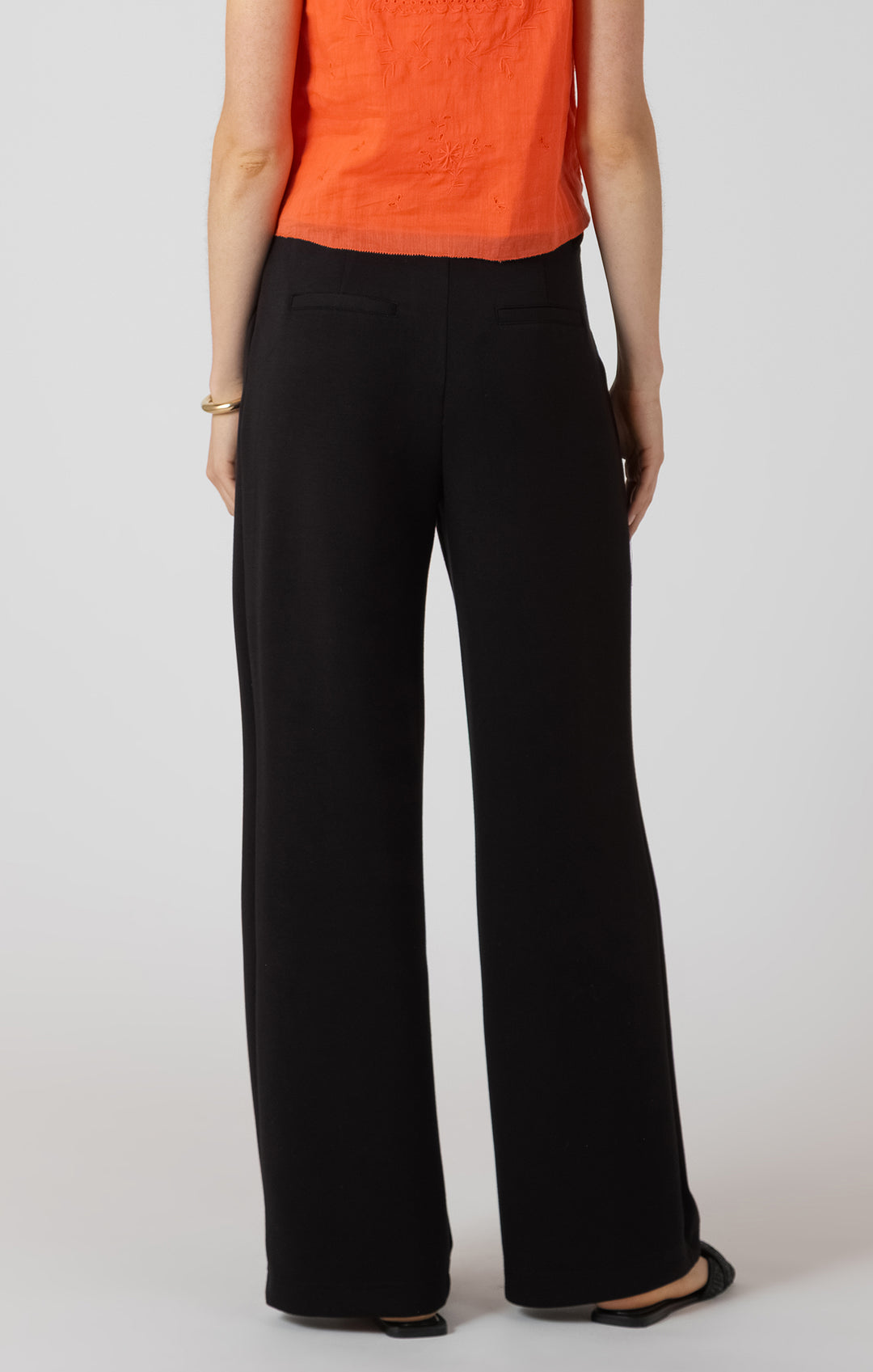 Scuba Knit Trouser - Black