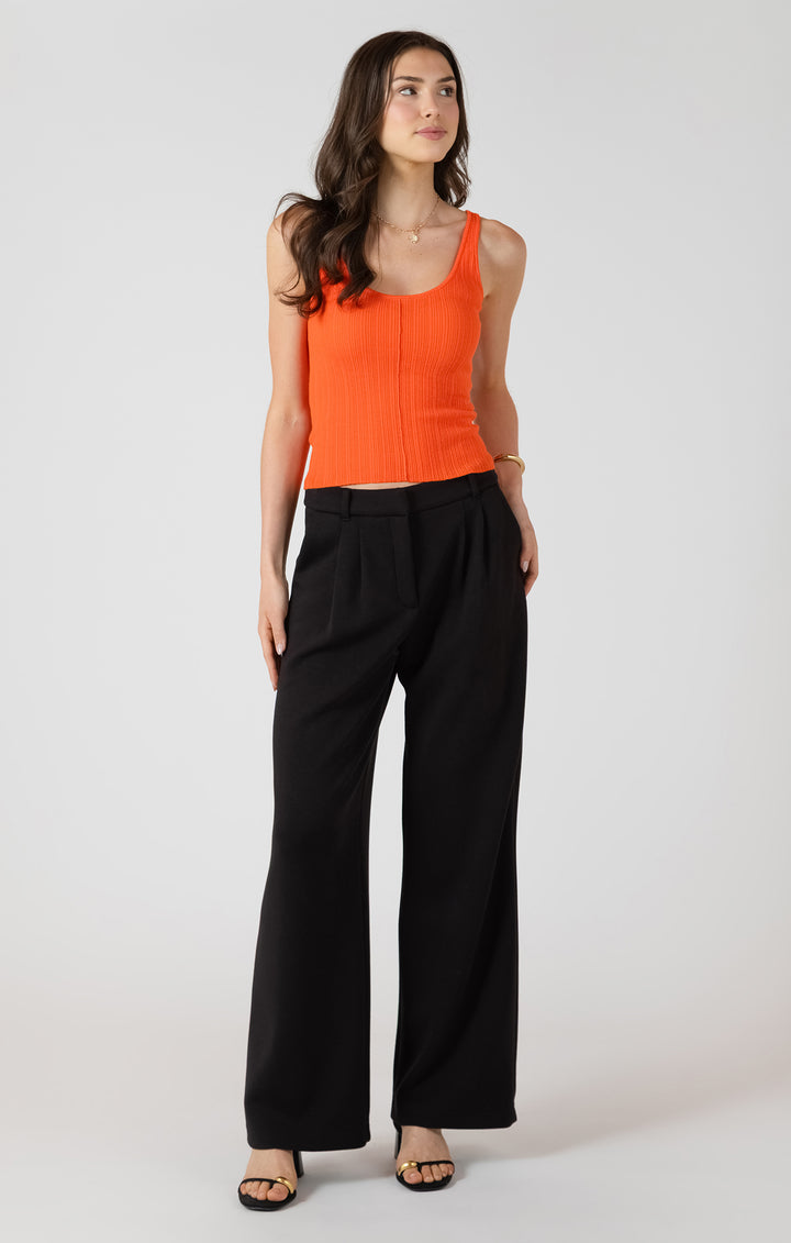 Scuba Knit Trouser - Black