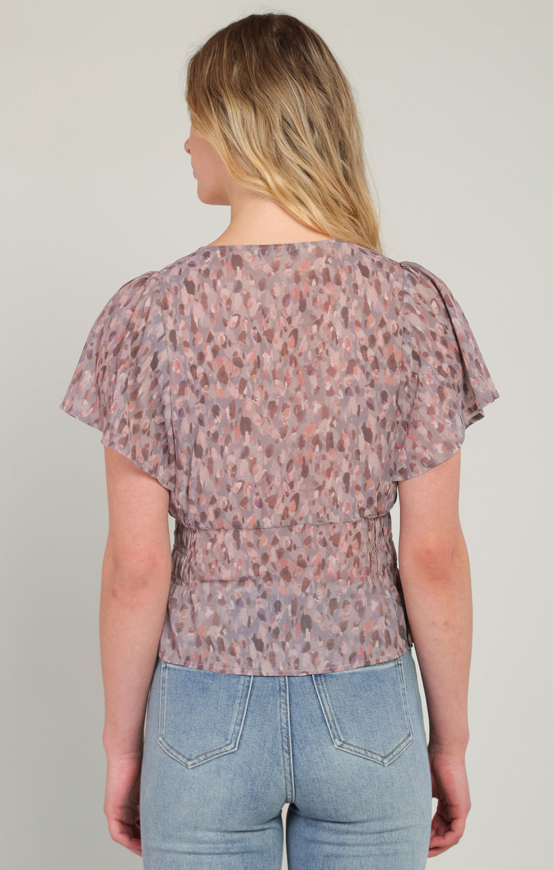 Waist Top - Brushstroke Dots