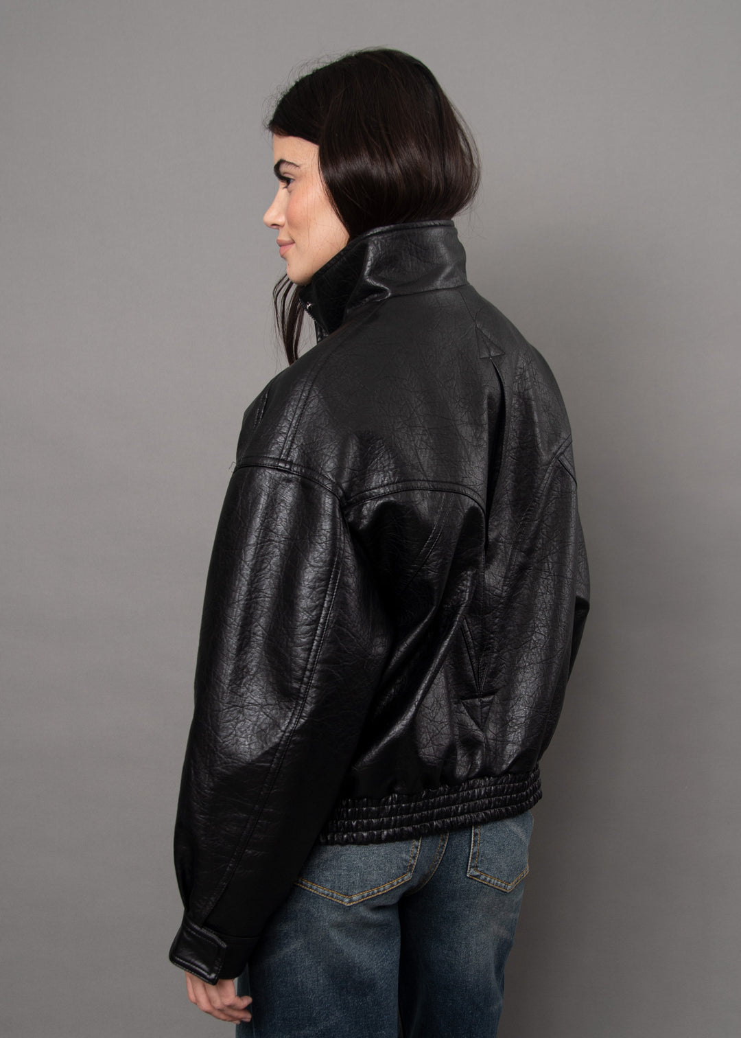 Mirana Faux Leather Jacket