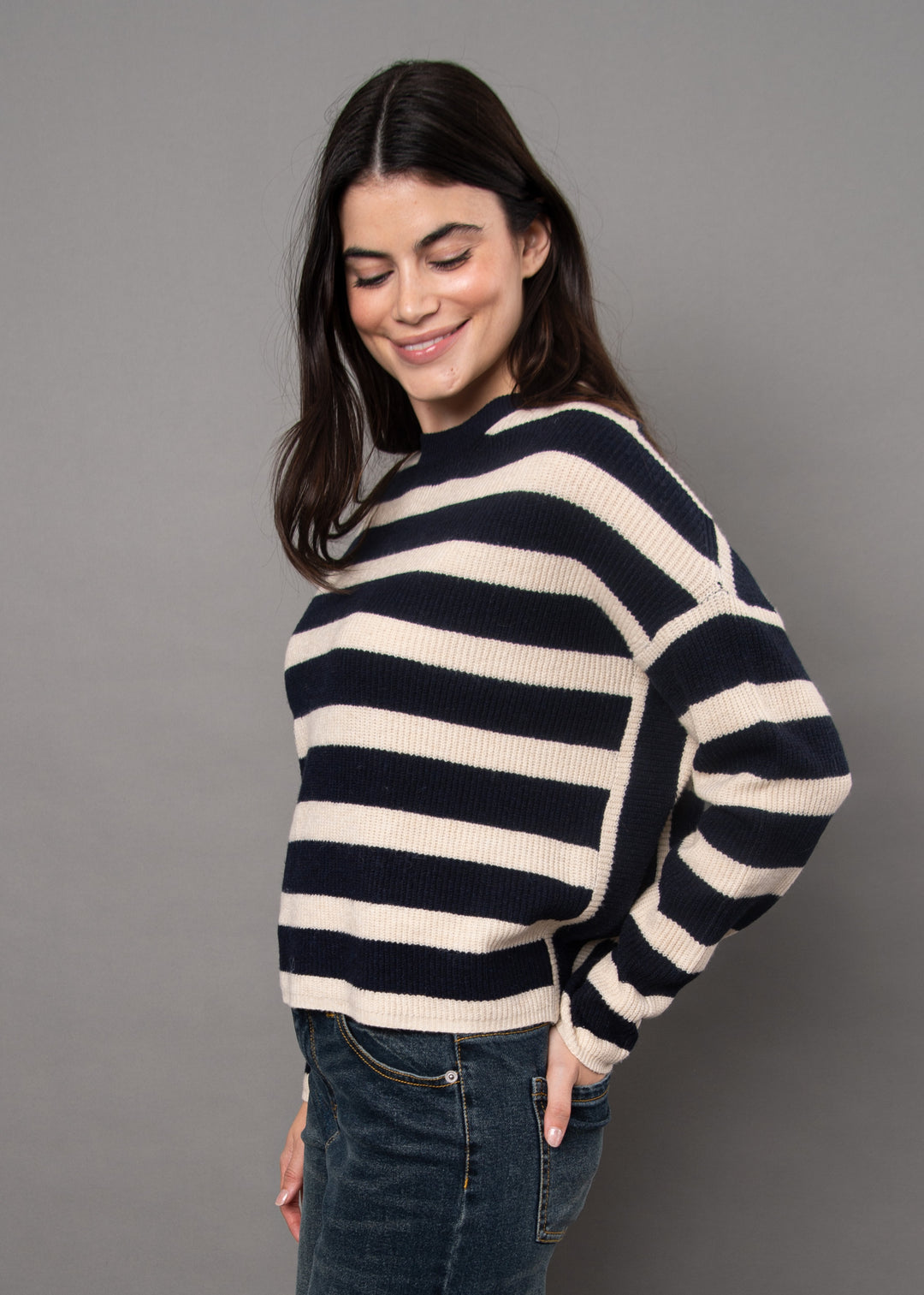 Maheen Striped Sweater