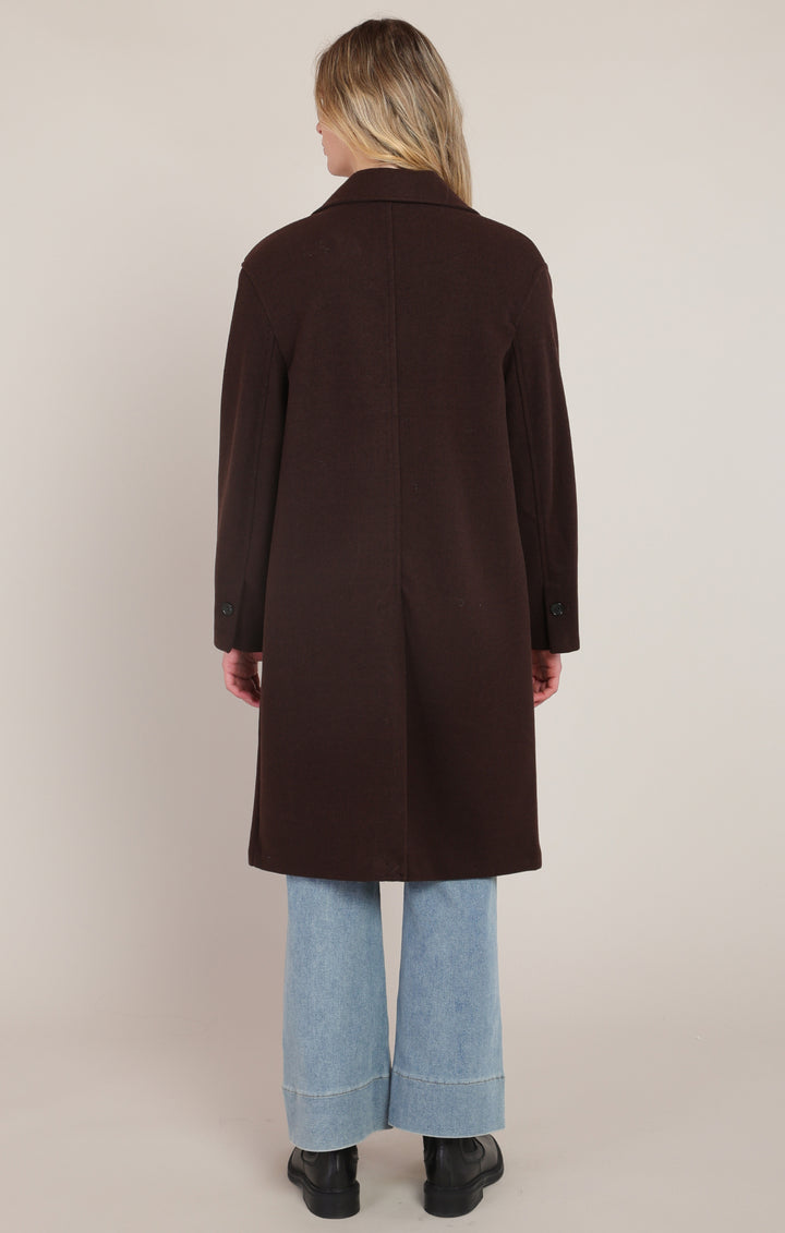 Brown Felt Coat