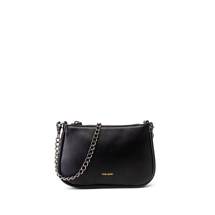 Francine Chain Crossbody-Black